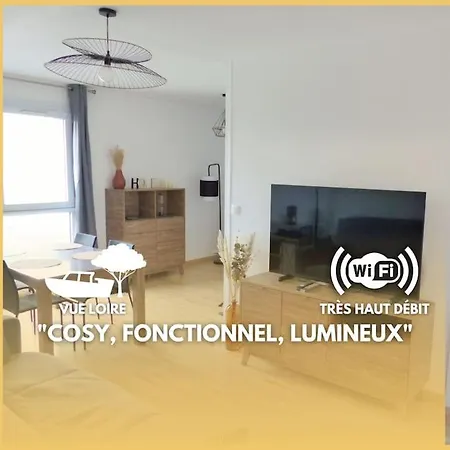 Vulcain 4, 14eme, Ile De Nantes, Vue Exceptionnelle Avec Parking Apartment